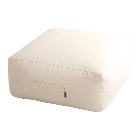 เบาะนั่งทรงสี่เหลี่ยม RENITA HOME รุ่นTOFU POUF สีครีม_0